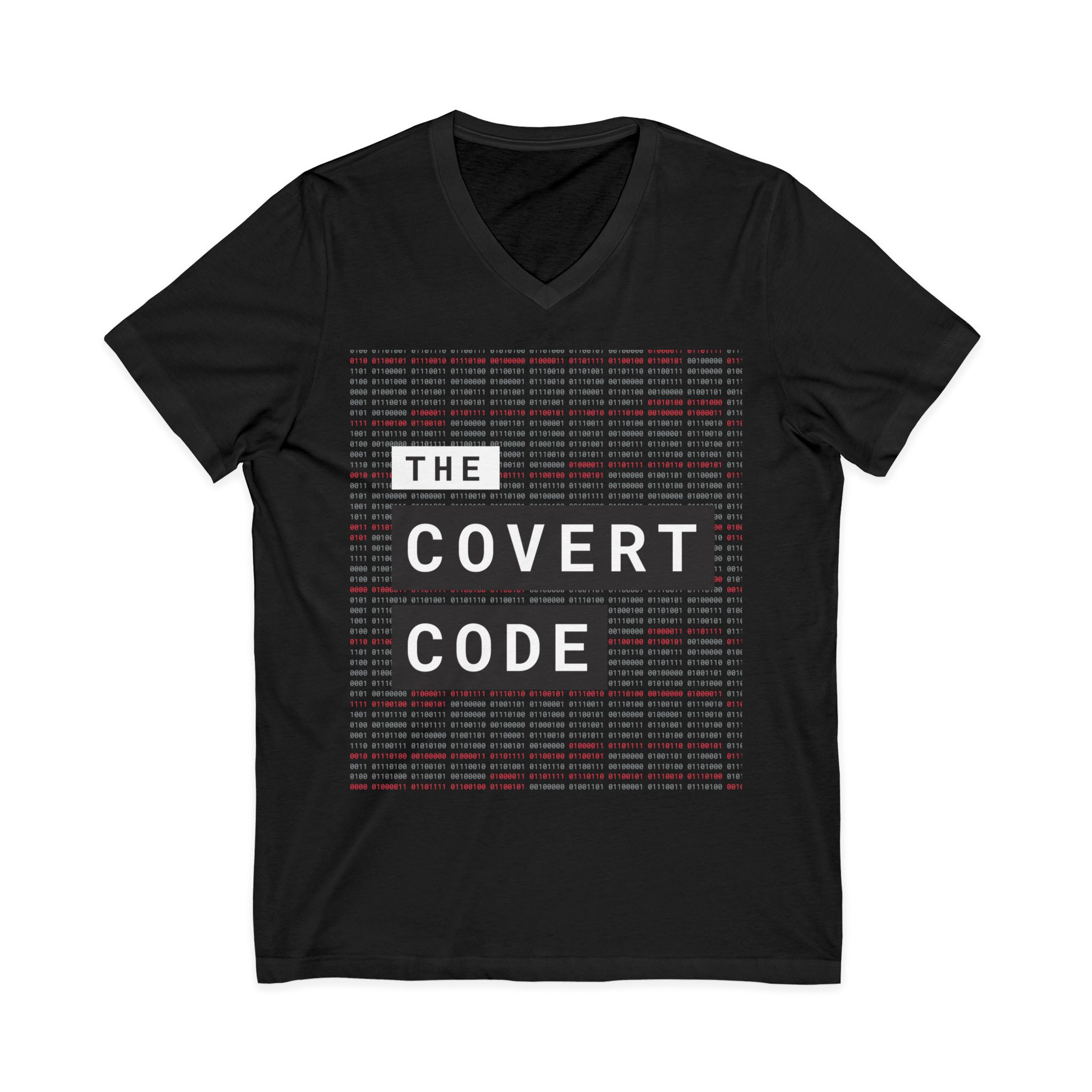 Covert Unisex Jersey Short Sleeve V-Neck Tee - Image 3